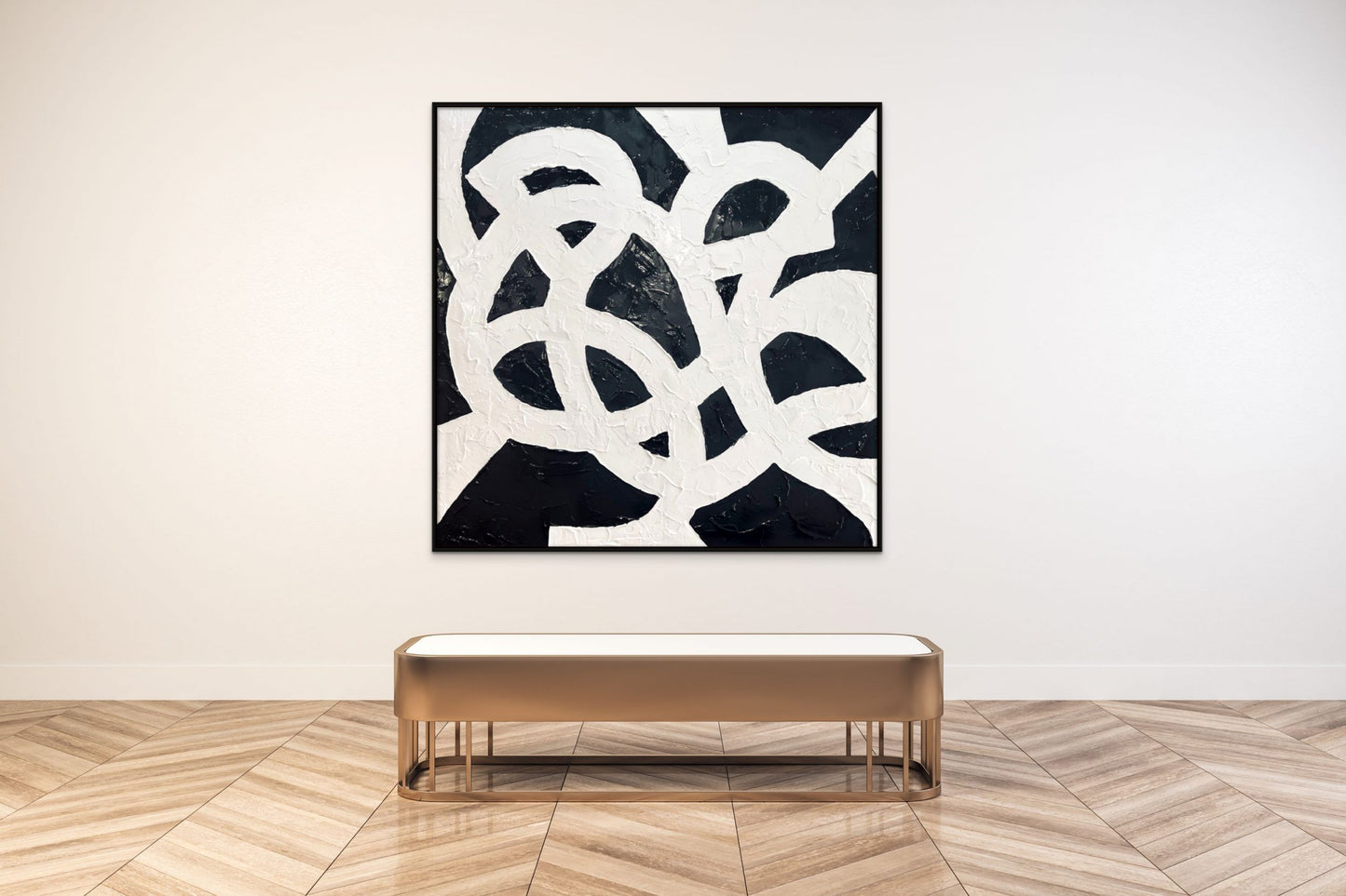 SOLD - Entwined the Dance 160x160cm