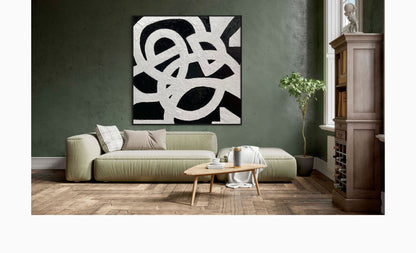 SOLD - Entwine Linked Love 180x180cm